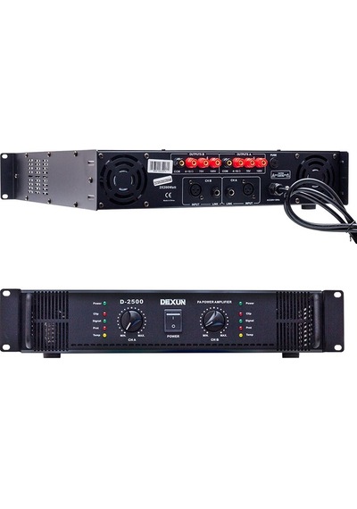 Dexun D-2500 2X350W 70-100V Hat Trafolu Power Anfi