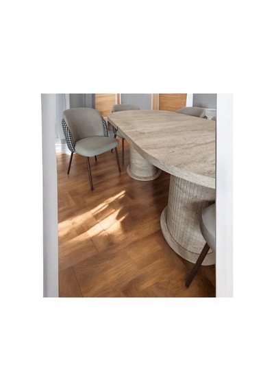 Bohem 8 Kişilik Salon Yemek Masası Sadece Masa Bej