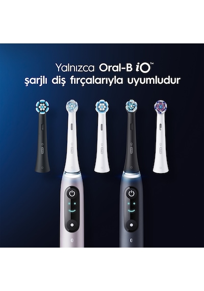 Oral-B İo Ultimate Clean Siyah Diş Fırçası Yedek Başlığı 6'lı