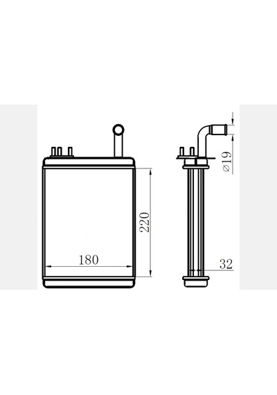 Kalorifer - 272 - Radyatörü Brazing - Dpmıx-hb - Palıo 233x195x32