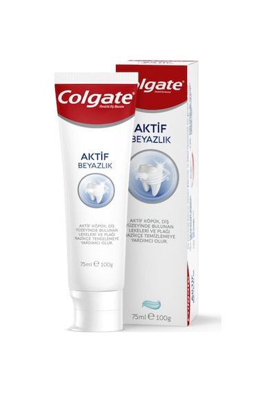 Colgate Aktif Beyazlık Beyazlatıcı Diş Macunu 75 ML