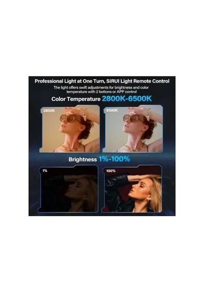 Sıruı C150x 150w Bi-color Led Video Işığı