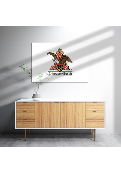 Cakasepetim Anheuser Busch Logo Ahşap Mdf Tablo