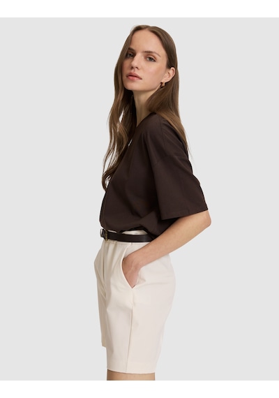Pierre Cardin Kadın Kahverengi Tişört 50325455-vr029