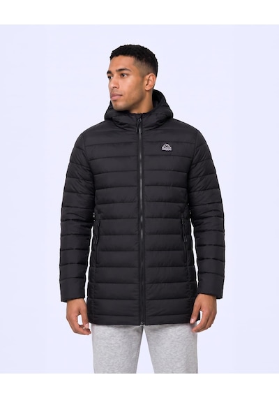 Kappa Logo Rinas Long Erkek Siyah Regular Mont