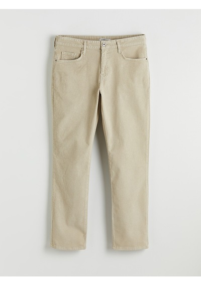 Lcwaıkıkı Classic Bej Standart Kalıp Kadife Erkek Chino Pantolon
