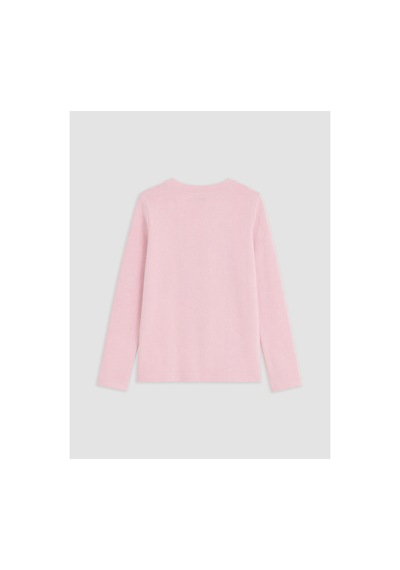 Lc Waikiki Alıta Cıty Farkıyla Pembe Oval Yaka Kız Çocuk Tişört Pembe - 930967995 Pembe