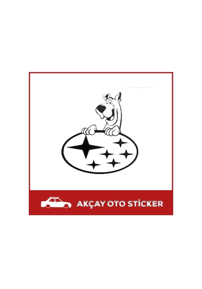Scooby Do Subaru Sticker Scooby Do Subaru Oto Sticker Arma
