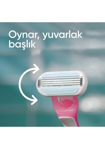 Venus Extra Comfort Tropical Kullan At Tıraş Bıçağı, 3 Li Paket