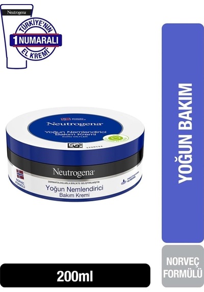 Neutrogena Kuru Ciltler İçin Yoğun Nemlendirici Bakım Kremi 5 x 200 ML