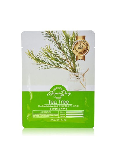 Problemli Ciltler Için Çay Ağacı Yağı İçeren Selüloz Maske Tea Tree Mask 8809446653175, One Size