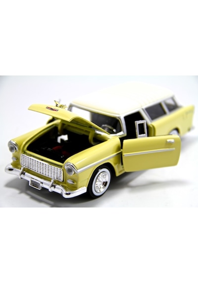 1955 Chevrolet Belair Nomad-1 24 Ölçek 20-22 Cm 1955 Chevrolet Belair Nomad-1 24 Ölçek 20-22 Cm