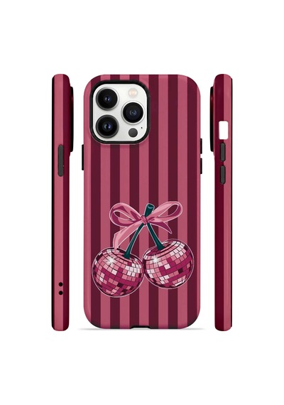 Velvoria Valestra Disco Cherry Stripe Apple iPhone Uyumlu 14 Pro Magsafe Koruma Kılıfı Valestra Magline - Disco Cherry Stripe Velvoria Valestra Disco Cherry Stripe Apple iPhone Uyumlu 14 Pro Magsafe Koruma Kılıfı Valestra Magline - Disco Cherry Stripe