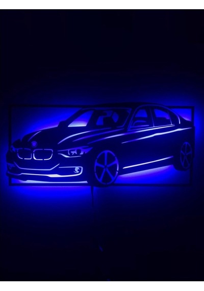 Araba Led Işıklı Tablo (523524130)