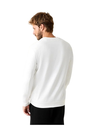 Guess Z5bq00kcns2 Ryota Cn Erkek Sweatshirt Beyaz