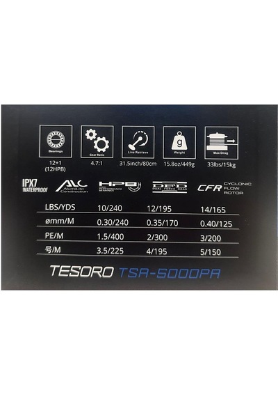 Okuma Tesoro Tsr-5000pa Olta Makinesi