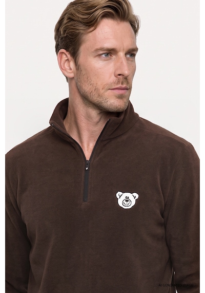 Ac&Co / Altınyıldız Classics Erkek Kahverengı Anti-pilling Tüylenme Yapmayan Soğuk Geçirmez Standart Fit Bato Yaka Sweatshirt Polar Kahverengi Ac&Co / Altınyıldız Classics Erkek Kahverengı Anti-pilling Tüylenme Yapmayan Soğuk Geçirmez Standart Fit Bato Yaka Sweatshirt Polar Kahverengi