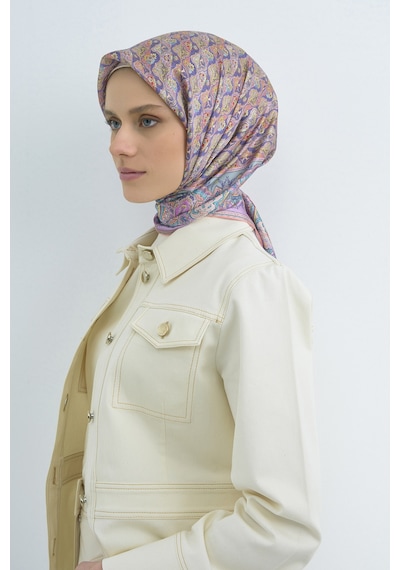 Armine Saf İpek Sura Eşarp-2026 İlkbahar-yaz- 951800d Lila