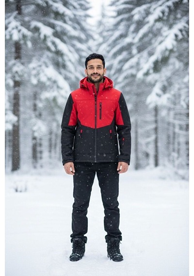 Vatan Tekstil Erkek Softshell Kışlık Kapüşonlu Mont Rüzgar Geçirmez Su İtici İçi Polarlı Kırmızı Vatan Tekstil Erkek Softshell Kışlık Kapüşonlu Mont Rüzgar Geçirmez Su İtici İçi Polarlı Kırmızı