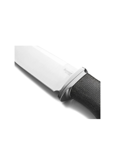 Lionsteel Acha Black Burlap Mikarta Kamp Bıçak Siyah
