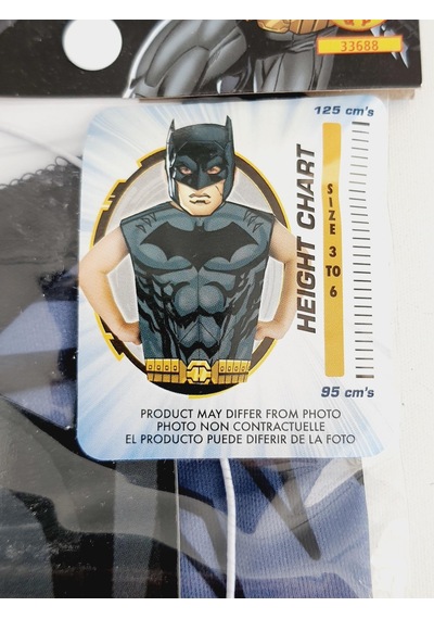 Dc Comics Batman Maskeli Kostüm 3-6 Yaş