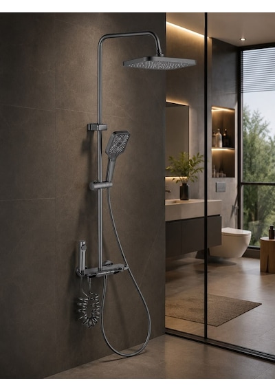 Osmo Piano Banyo Bataryası Ve Duş Sistemi Acar 24.04.200 Açık Gri