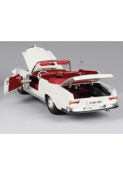 Maisto 1967 Mercedes 280 Se 1 18 Beyaz Model Araba