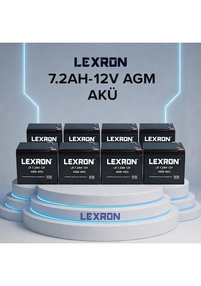 Lexron 7.2ah 12v Agm Akü 8 Adet