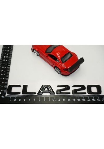 CLA 220 Bagaj Parlak Siyah ABS 3M 3D Yazı Logo