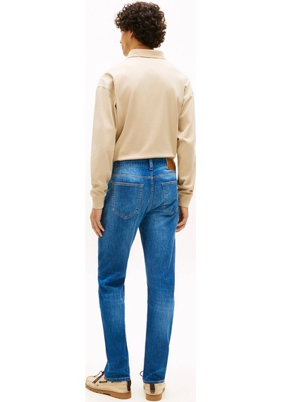 Tommy Hilfiger Erkek Bleecker Slim Fit Indigo Kot Pantolon İndigo