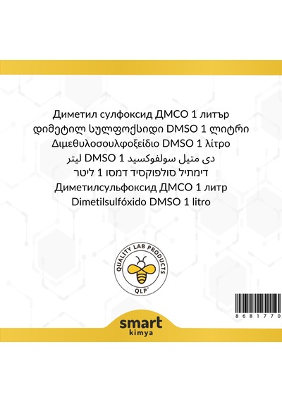 Dimetil Sülfoksit Dmso 1 Litre