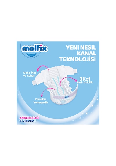 Bebek Bezi 7 Beden XXL Hiper Ekonomi Paketi 96 Adet
