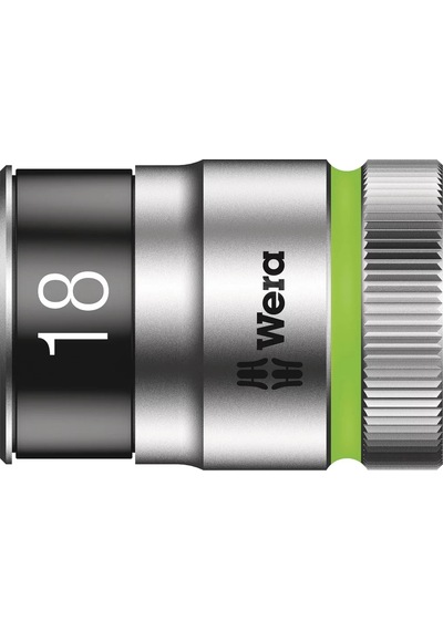 Wera 8790 Hmc Hf Zyklop Lokma, 1/2" Soketli Tutma Fonksiyonlu, 18 X 37 Mm