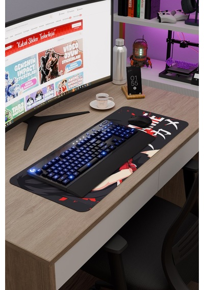 Akame Ga Kill Anime V5 - 70x30 Xl Gaming Kauçuk Kaymaz Taban Mouse Pad Fare Altlığı