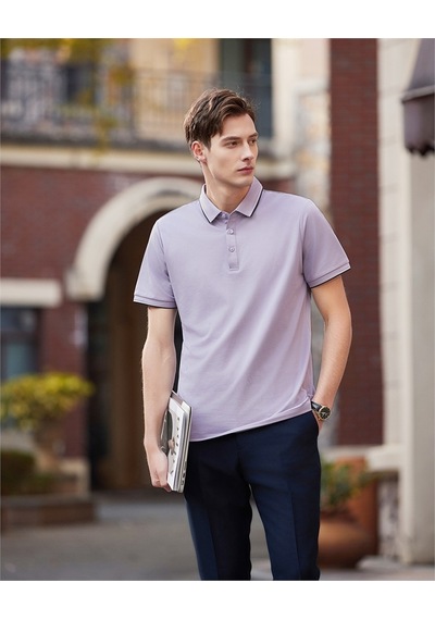 New Performance Premium Polo T-shirt %52,2 Polyester %37,1 Pamuk %3,2 Asetat Elyafı %2,6 Dut İpeği %2,5 Keten %2,4 Spandex Mor