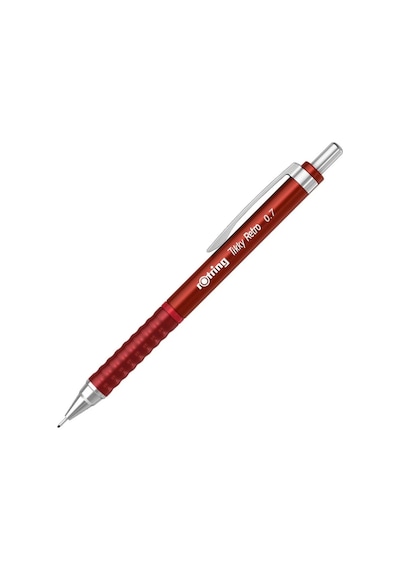 Tıkky Retro Versatıl Kalem Metalik Kırmızı 0.7mm