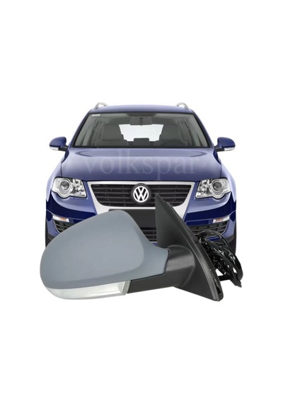 Passat B6 2006-2011 Model Arası Uyumlu Sağ Yolcu Tarafı Dış Ayna Komple Elektrikli 6 Fişli