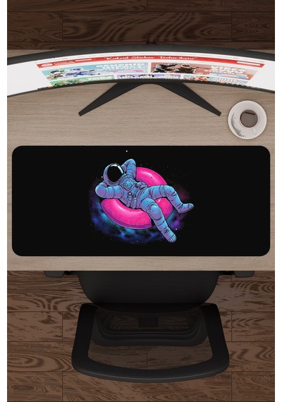 Astronot V2 70x30 Xl Gaming Kauçuk Kaymaz Taban Mouse Pad Fare Altlığı
