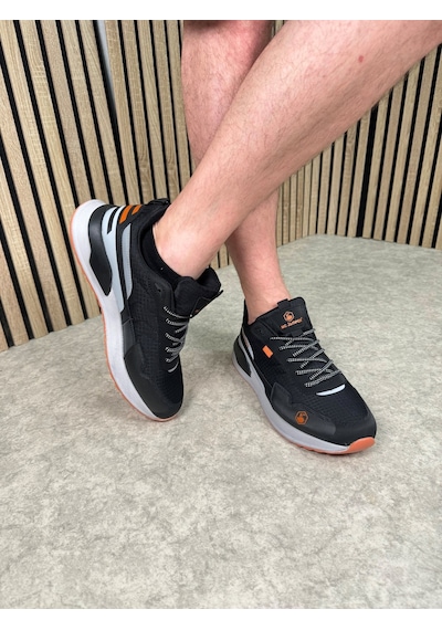Günlük Erkek Sneaker Bağcıklı Kalın Tabanlı Rahat Hafif Spor Ayakkabı 2019 Füme- Orange- Siyah Günlük Erkek Sneaker Bağcıklı Kalın Tabanlı Rahat Hafif Spor Ayakkabı 2019 Füme- Orange- Siyah
