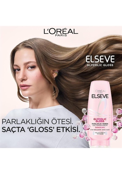 L'oreal Paris Glycolic Gloss Parlaklık Veren Saç Bakım Kremi 250ml