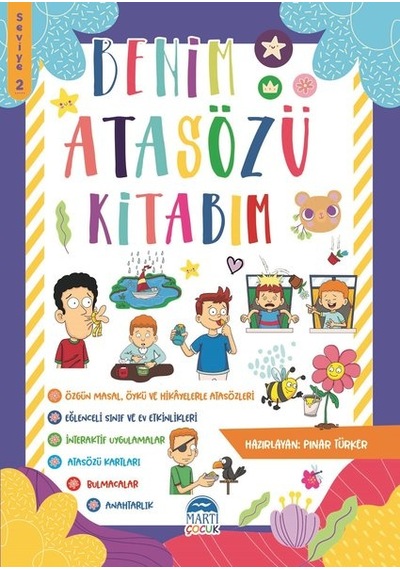 Benim Atasözü Kitabım 2 - Seviye 2- Martı Yayınları