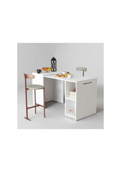 Minimalist Tasarım Beyaz Katlanabilir Çalışma Masası Raflı & Ergonomik Beyaz - 700929845 Beyaz Minimalist Tasarım Beyaz Katlanabilir Çalışma Masası Raflı & Ergonomik Beyaz - 700929845 Beyaz