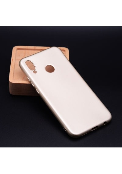 Huawei P20 Lite Kılıf Esnek Yapılı İnce Slim Silikon Kapak Ryc/premier Gold