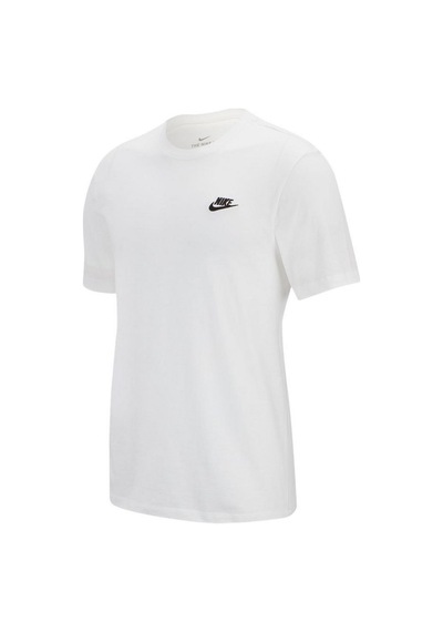 Nike M Nsw Club Tee Erkek Beyaz T-Shirt - Ar4997-101