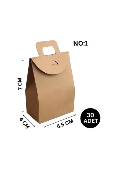 Ramazan Takvim Seti - 30 Günlük Advent Calendar Sticker - 30 Adet Kraft El Geçme Çanta - 10m Jüt İp