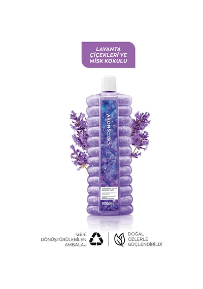 Avon Lavanta Kokulu Banyo Köpüğü 1 L + Avon White Lily Zambak Kokulu Banyo Köpüğü 1 L