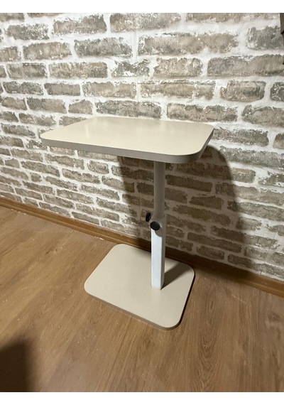 Yan Sehpa Cappuccino Renk Sağa Sola Dönebilen Yükseklik Ayarlı Cappuccino