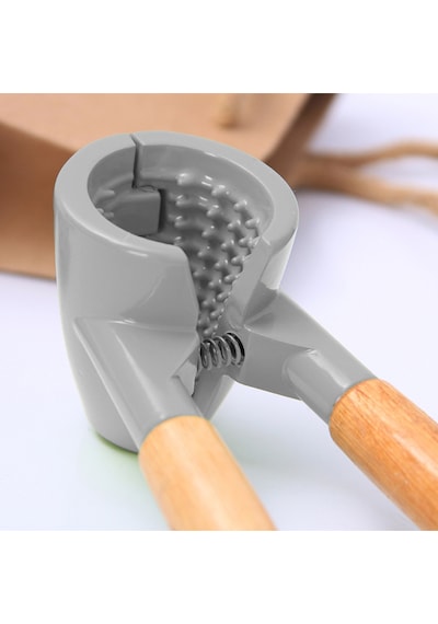 Fındık Ve Ceviz Kırıcı - Bambu Saplı Döküm Ceviz Fındık Kıracağı 721983 Döküm Bej