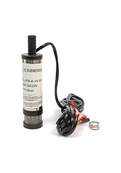24 Volt Mazot Yağ Aktarma Pompası, Dc Mini Dalgıç Pompa Süzgeçli