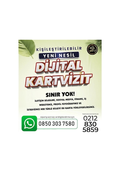 Nfc Dijittal Gold Kartvizit Kişileştirilebilir